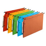 Elba dossier suspendus pour armoire ultimate a4 kraft - 100 feuilles - fond v - assortis - lot de 25