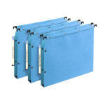 Elba dossier suspendus pour armoire ultimate a4 kraft - 350 feuilles - fond u 30 mm - bleu - lot de 25 ...