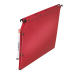 Elba dossier suspendus pour armoire ultimate a4 polypropyl�ne - 150 feuilles - fond u 15 mm - rouge - ...