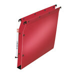 Elba dossier suspendus pour armoire ultimate a4 polypropylne - 350 feuilles - fond u 30 mm - rouge - ...