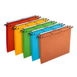 Elba dossier suspendus pour tiroir ultimate a4 kraft - 100 feuilles - fond v - assortis - lot de 25
