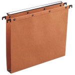 Elba dossier suspendus pour tiroir ultimate a4 kraft - 350 feuilles - fond u 30 mm - orange - lot de ...