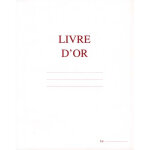 Elve livre d'or format 21x29, 7cm blanc 148 pages. couverture aspect cuir Elve livre d'or format 21x29, 7cm blanc 148 pages. couverture aspect cuir