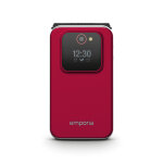 Emporia emporiajoy - lte, clapet, sim unique, 7, 11 cm (2. 8'), 2 mp, 1300 mah, rouge v228. lte. v3. ...