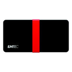 Emtec x200 power plus - disque ssd portable - 256 go - usb - c 3. 1 gen 1 - noir