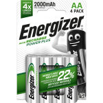 Energizer pile rechargeable aa / hr6 power plus - 2000 mah - lot de 4 Energizer pile rechargeable aa / hr6 power plus - 2000 mah - lot de 4