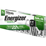 Energizer pile rechargeable aaa / hr3 power plus - 700 mah - lot de 10 Energizer pile rechargeable aaa / hr3 power plus - 700 mah - lot de 10