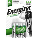 Energizer pile rechargeable aaa / hr3 power plus - 700 mah - lot de 4 Energizer pile rechargeable aaa / hr3 power plus - 700 mah - lot de 4