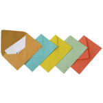 Enveloppes �lection, 90 x 140 mm, non gomm�e, bleu