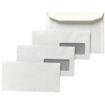 Enveloppes envel'matic pro, c6 / c5, 114 x 229 mm, blanc