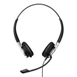 Epos impact sc 668, avec fil, appels / musique, 50 - 12000 hz, 95 g, casque, noir, argent 1000581