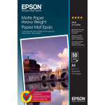 Epson matte paper heavy weight - a4 - 50 feuilles, mat, 167 g / m�, a4, blanc, 50 feuilles, workforce ...