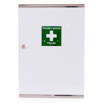 Esculape armoire  pharmacie vide , 1 porte double en mtal - laque blanche