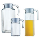 Esmeyer arcoroc pichet en verre 'quadro', 1, 1 l