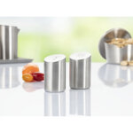 Kit sali�re et poivrier vista, argent
