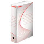 Esselte bo�te archives format a4 en carton - dos 10 cm - blanc - lot de 25