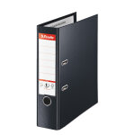 Esselte classeur � levier a4 - carton 24 / 10e - dos 8 cm - noir