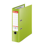 Esselte classeur  levier a4 - carton 24 / 10e - dos 8 cm - vert