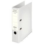 Esselte classeur  levier a4 chromos plus - carton 23 / 10e - dos 8 cm - blanc