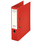 Esselte classeur  levier a4 chromos plus - carton 23 / 10e - dos 8 cm - rouge