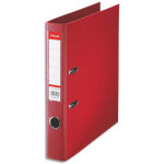 Esselte classeur  levier standard, a4, 5 cm, pp, rouge