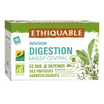 Ethiquable infusion digestion - massif central - bio - boîte de 20 sachets Ethiquable infusion digestion - massif central - bio - boîte de 20 sachets