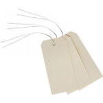 Etiquettes am�ricaines, 100 x 51 mm, avec fil de fer