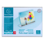 Exacompta lot de 10 porte - �tiquettes a7 horizontal - cristal