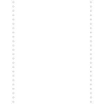 Exacompta 2000 feuilles de listing blanc 240x12'' 1pli microperforations 4 cts bandes caroll dtachables ...