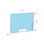 Exacompta exacompta - réf. 80458d - exascreen barrière de protection contre les éternuements et les postillons ... Exacompta exacompta - réf. 80458d - exascreen barrière de protection contre les éternuements et les postillons ...