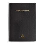 Exacompta agenda bureau 14, 8x21 cm caisse perp�tuel journalier - noir