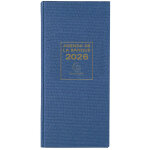 Exacompta agenda de bureau banquier long euro et cents 16 x 34 cm journalier 2026 - al�atoires