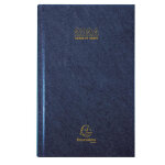 Exacompta agenda de bureau carr� euro et cents 13, 5 x 21 cm journalier janvier � d�cembre 2026 - couleurs ...