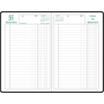 Exacompta agenda de bureau carr� euro et cents barbara 13, 5 x 21 cm journalier janvier � d�cembre 2026 ...
