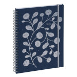 Exacompta agenda de bureau horizons 20s visuel spiral� v�g�tal 15 x 21 cm semainier janvier � d�cembre ...