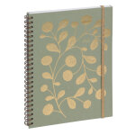 Exacompta agenda de bureau horizons 20s visuel spiral� v�g�tal 15 x 21 cm semainier janvier � d�cembre ...