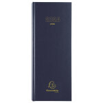 Exacompta agenda de bureau long euro et cents 13, 5 x 32, 1 cm journalier janvier � d�cembre 2026 - couleurs ...