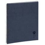 Exacompta agenda de bureau spiral� eurotime 27s forever - 21 x 27 cm - bleu - 2027