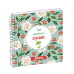 Exacompta agenda semainier lady 18s dodo and cath visuel dborde - spiral - 15 x 17 cm - 2026