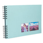 Album photos � spirales milano 320 x 220 mm, noir