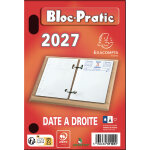 Exacompta bloc �ph�m�ride - date � droite - 2027