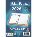 Exacompta bloc phmride - date  gauche - 2026