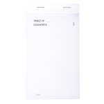 Exacompta bloc maître d'hôtel 50 feuillets autocopiants numérotés dupli 9, 5 x 17 cm Exacompta bloc maître d'hôtel 50 feuillets autocopiants numérotés dupli 9, 5 x 17 cm