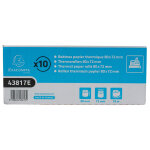 Exacompta bobine tickets de caisse 80 x 72 x 12 mm - longueur 76m - 43817e - rouleau papier thermique ...