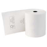 Exacompta bobine pour tickets de caisse 80x70mm - 72m - 1 pli thermique 48g / m2. - blanc