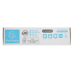 Exacompta bobine pour tickets de carte bancaire 57x40mm - 17m - 1 pli thermique 55g / m2. - blanc