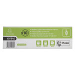 Exacompta bobine pour tickets de carte bancaire 57x46mm - 24m - 1 pli thermique 55g / m2 sans phenol. ...
