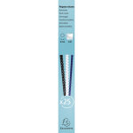 Exacompta boite 25 reliures spirales plastique 6mm - noir Exacompta boite 25 reliures spirales plastique 6mm - noir