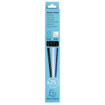 Exacompta boite 25 reliures spirales plastique 8mm - noir Exacompta boite 25 reliures spirales plastique 8mm - noir