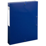 Exacompta bote de classement a4 beeblue - polypro recycl 7 / 10e - dos 4 cm - bleu marine